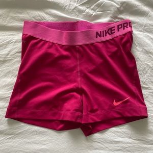 M Hot Pink Nike Spandex